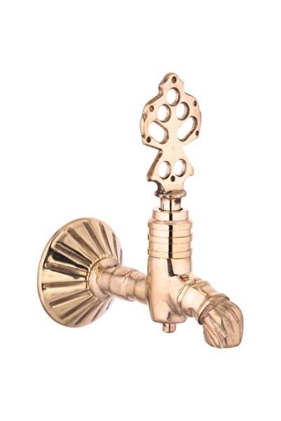 Lider Ottoman Tap with Wraps - Open Close 1/2 (Luxury, 100% Brass)