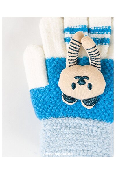 PIECE SIGNATURE قفازات أطفال مصنوعة من الأكريليك بنسبة 100% مع ملحقات (للأطفا...