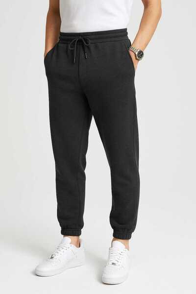 TREND ALİSSE Ανδρικό ανθρακί ULTRA Standard Fit Normal Cut Άνετο παντελόνι jo...