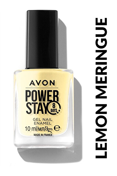 AVON Power Stay Gel Tırnak Cilası 10ml - Lemon Meringue