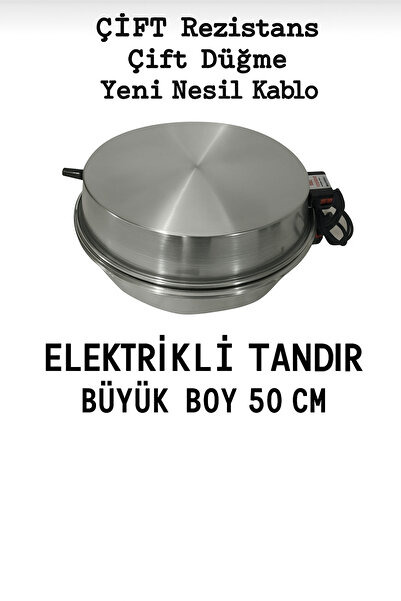 çaymekani Elektrikli Tandır Lahmacun, Lavaş,taptapa, Gözleme,ekmek Yapma Fırını 49Cm tepsi Çymkn01