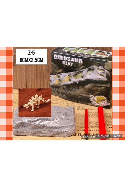 AZİZ OYUNCAK Seismosaurus Tür Iskelet Fosil Dinazor Kazı Kiti Aktivite Faaliyet Etkinlik Proje Seti 8x9cm Kutu