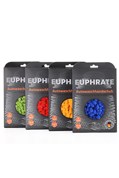 EUPHRATE KFZ Alman Üretim 3657 23x18 Cm Mikrofiber Oto Yıkama Eldiveni