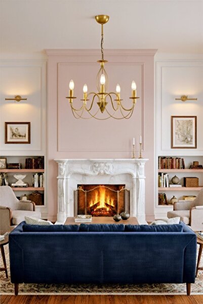 Aydınlatma Dünyam Çakra 5li Eskitme Avize