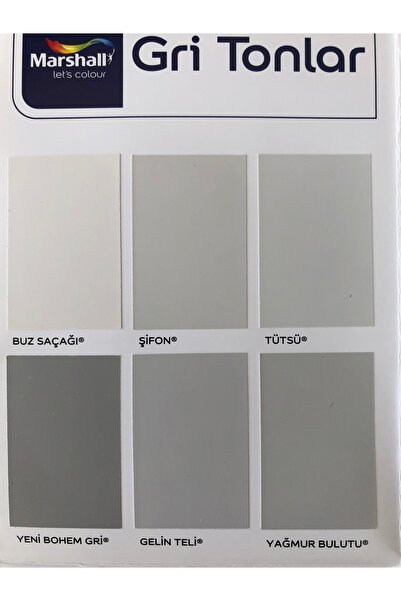 Marshall Fit Silikonlu Ipek Mat Silinebilir Iç Cephe Duvar Boyası Renk; Buz Saçağı 3.5 Kg