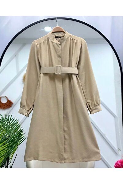 modasindoma قميص تونيك نسائي بحزام