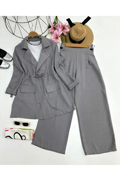 modasindoma women's linen jacket suit