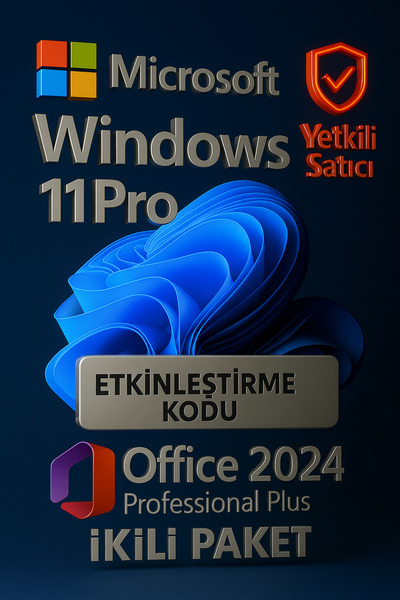 MICROSOFT Windows 11 Pro+Office 2024 Dijital Lisans Anahtarı