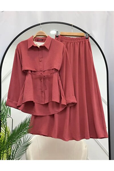 modasindoma بدلة أيروبين بحزام مفصل للنساء