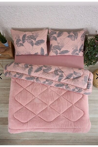 VİLERA HOME New Generation Double Personality Quilts with Pillow Case