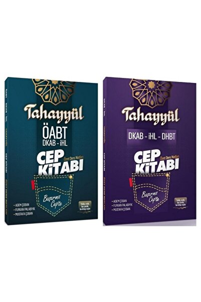Tahayyül Yayınları Tahayyül ÖABT Din Kültürü Cep Kitabı Özet Ders Notları 2 li Set - Mustafa Çoban, Adem Çoban, Furkan