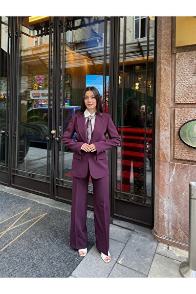 Vuntal BUTİK Blazer Takım Elbise Tek Düğme Ceket Pantolon