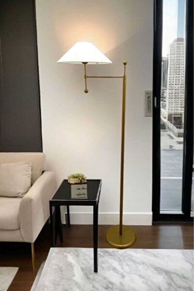 BSA LIGHTING VİTRA ESKİTME TEKLİ LAMBEDER (KREM ABAJURLU)KULLANIM ALANI ;OTURMA ODASI, YATAK ODASI