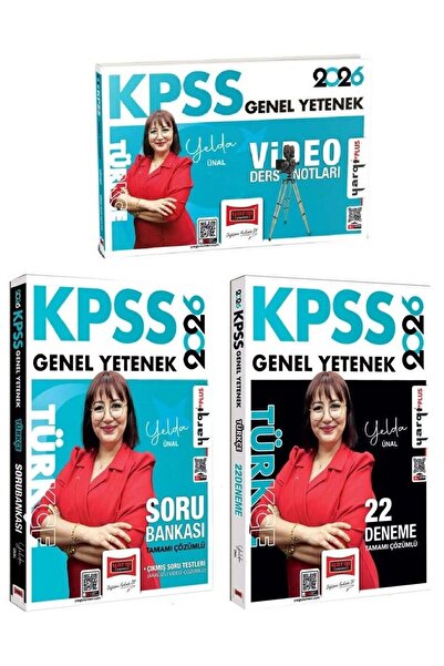 Yargı Yayınları Yargı 2026 KPSS Türkçe Video Ders Notları + Soru Bankası + 22...