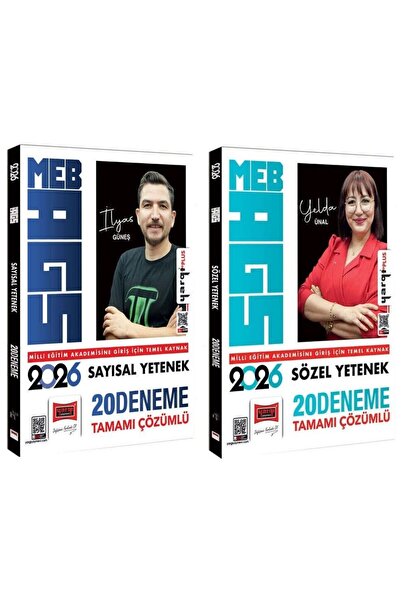 Yargı Yayınları Yargı 2026 MEB-AGS Sayısal + Sözel Yetenek 20+20 Deneme 2 li ...