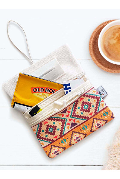 Kirpiwork Minimal Kanvas Tütün Çantası