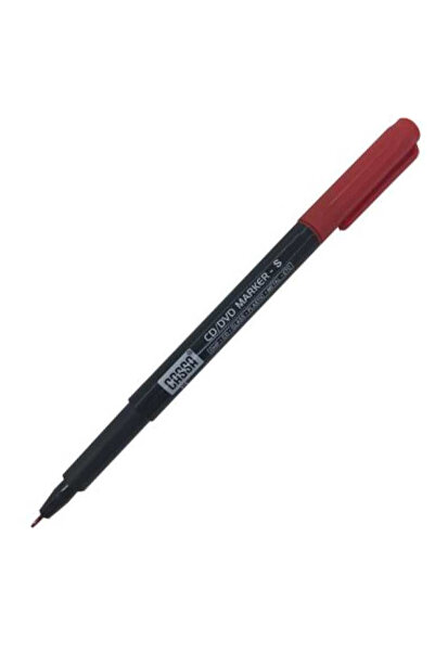 Cassa Acetate Pen Permanent Marker (12 Pcs)S Series Red (Red Only) 8726