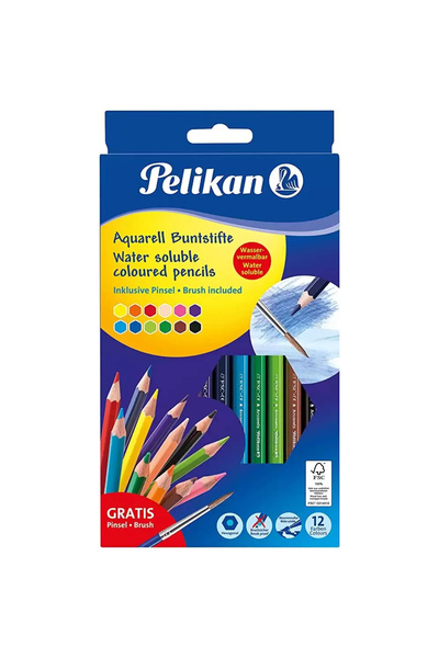 Pelikan طلاء جاف أكواريل 12 عبوة700672
