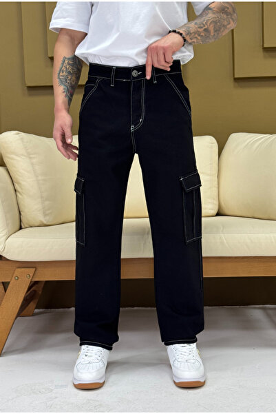 corfixman Baggy Kargo Cepli Ters Dikiş Pantolon