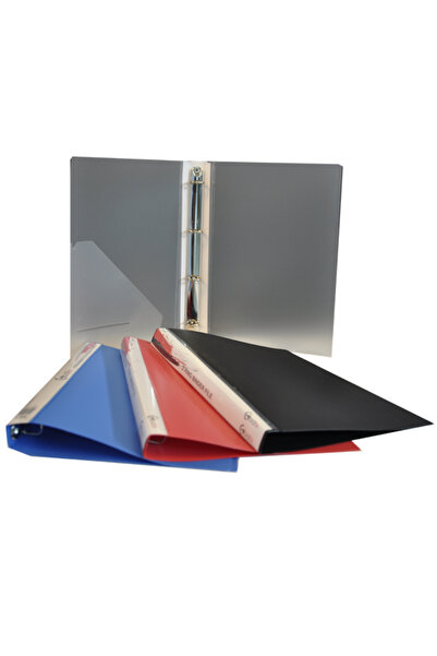 Genel Markalar Halkalı Dosya PP 4 Halkalı A4 Şeffaf