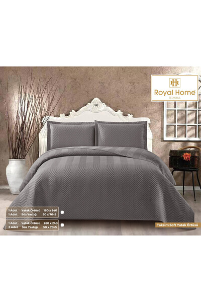 Royal Home İstanbul Semtleri Serisi Soft Taksim Tek Kişilik 2 Parça Yatak Örtüsü Seti