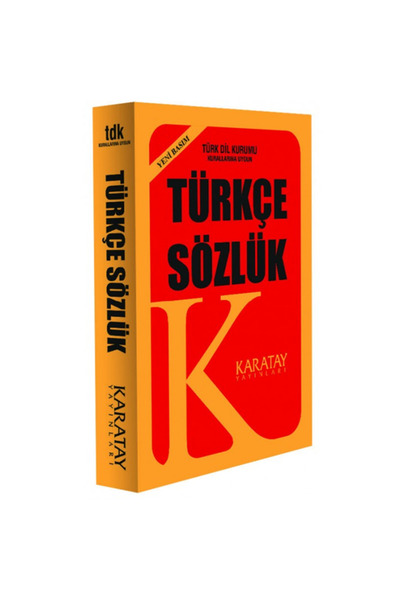 Genel Markalar 4E Sözlük Türkçe Plastik Kapak 1.Hamur Sarı Karatay Yayınevi