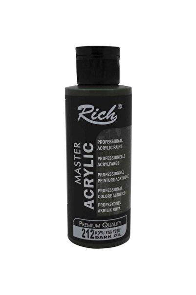 Rich Akrilik Boya Master 120 CC Koyu Yağ Yeşili 120-212