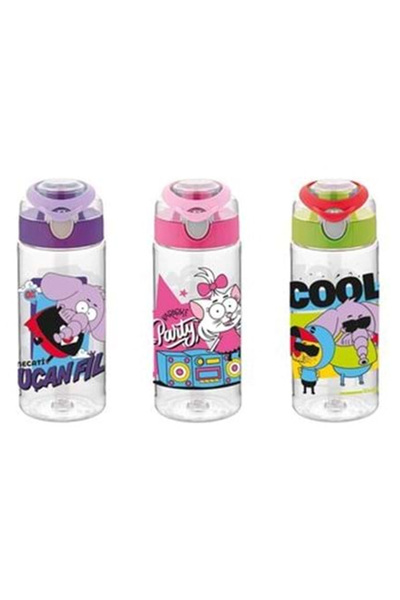 Gıpta Kral Şakir Patterned Tritan Flask 500Cc (Price Per Piece, Mixed Models)