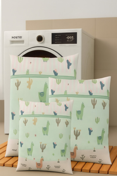 Ferzin مجموعة من 3 شبكات غسيل الملابس مع سحابات مزخرفة