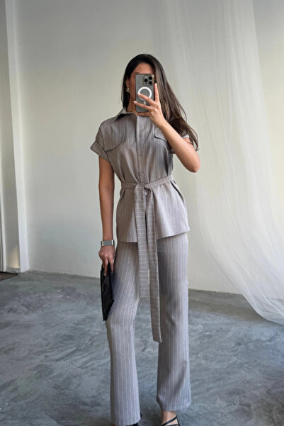 DEAG Linear Poyvi̇skon Ice Pantoon Jewelry Gray