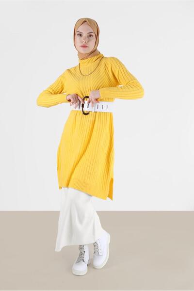 Alvina FISHER COLLAR TROPHY KNIT TUNIC 42057