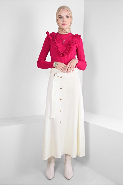 Alvina SWEATER WITH RIFFIR DETAIL 44070