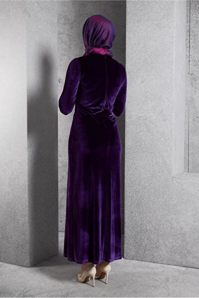 Alvina Taş Detaylı Elbise 45260