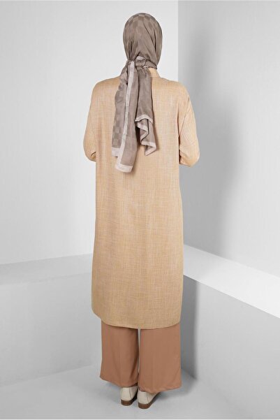 Alvina Dikiş Detaylı Cepli Düğmeli Tunik 43808