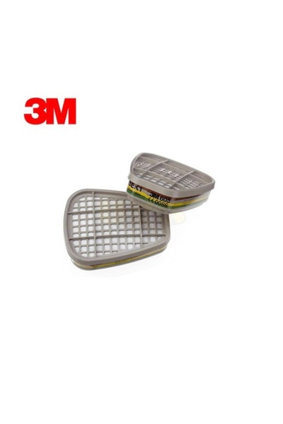 3M 6200 Gaz Maskesi Standart Beden +6059 Abek1 Filtre Dahil Set