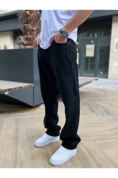 viking's line Siyah Baggy Pantolon