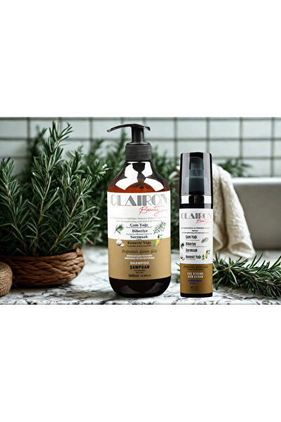 Clairon Biberiye Çam Yaprağı Sarımsak ve Kenevir Yağlı Set Erkek