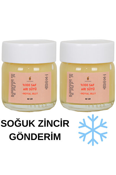 APİMED ARI SÜTÜ(2*40GR) – Plastik Kapaklı, Saf, Taze ve Soğuk Zincirli Ürün