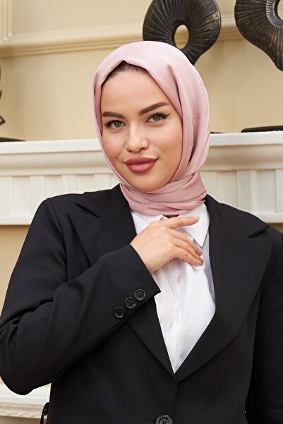 İpekhan Janjan Double Sided Shawl Powder Pink