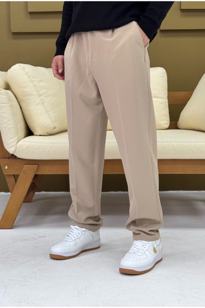 corfixman baggy fabric pants comfortable fit