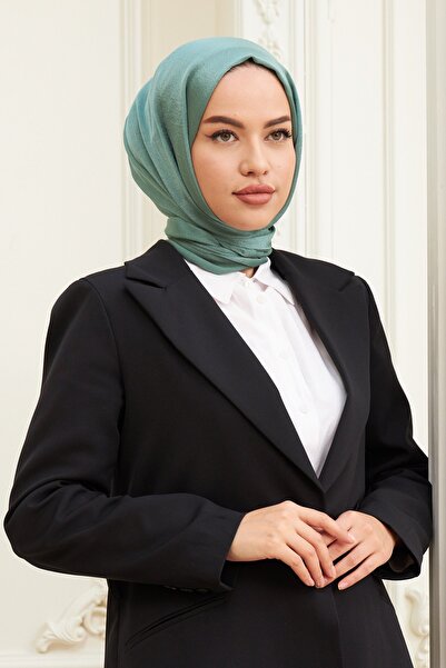 İpekhan Σάλι διπλής όψης Janjan σε σμαραγδένιο πράσινο