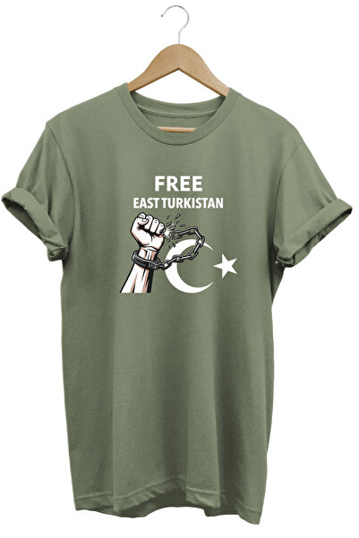 onsrawear Freedom Brotherhood Theme Printed Moon Star Unisex Basic T-Shirt fo...