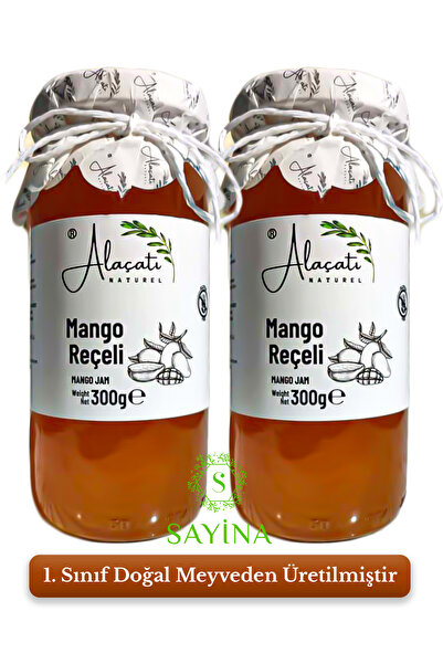 Alaçatı Doğal Mango Reçeli Glutensiz 300 g x2 Adet