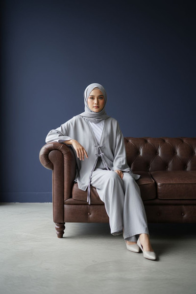 ENDAMIM Keten Pantolonlu Takım