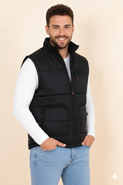 HeviStor HeviStor férfi mellény - felfújható és polár dizájn