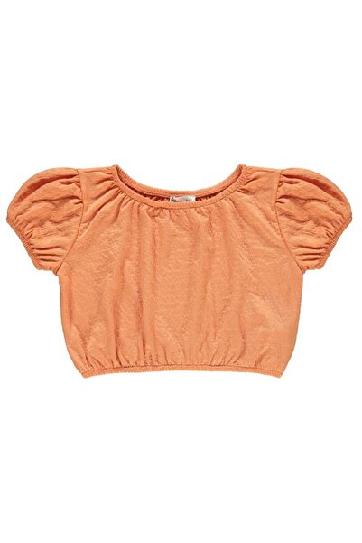 Civil Girls Μπλουζάκι Jacquard Gipeli Single Jersey για 6-9 ετών - Πορτοκαλί ...