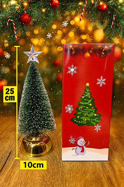 Genel Markalar TEGİN HOME Işıklı ledli Yılbaşı Ağacı süsü 25cm