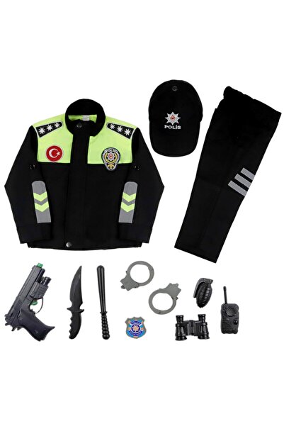 Liyavera Унісекс дитячий зелений костюм дорожнього поліцейського Уніформа дор...