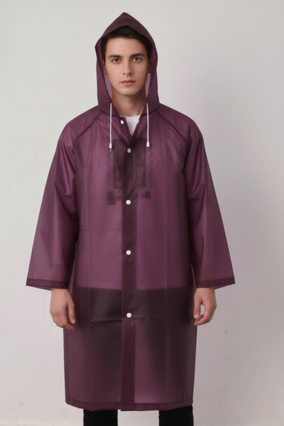 Dream Plus Unisex Μωβ αδιάβροχο εισαγόμενο υφασμάτινο αδιάβροχο