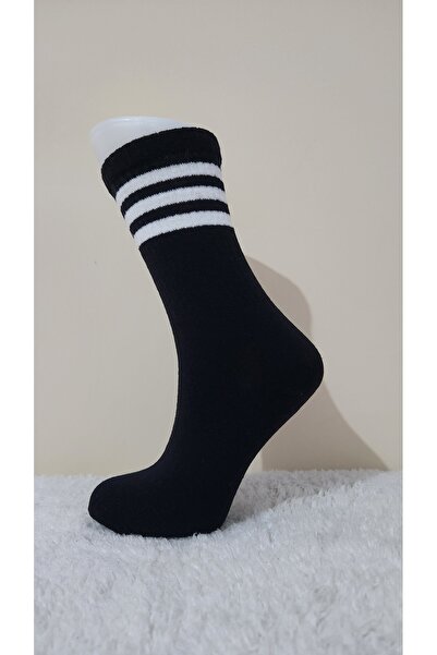 EFİLACCESSORİES جوارب طويلة مخططة من 3 قطع